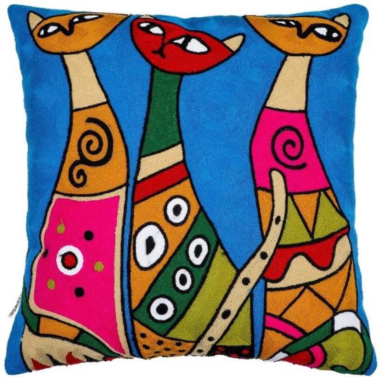 Decoromania Декоративная подушка «Кошачье Трио»