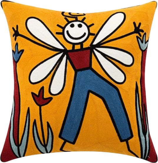 Decoromania Декоративная подушка «Мальчик стрекоза»